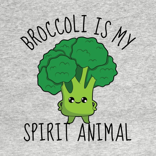 Broccoli Is My Spirit Animal Funny by DesignArchitect